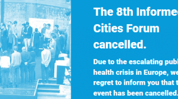 ROBUST edition of the Informed Cities Forum Cancelled